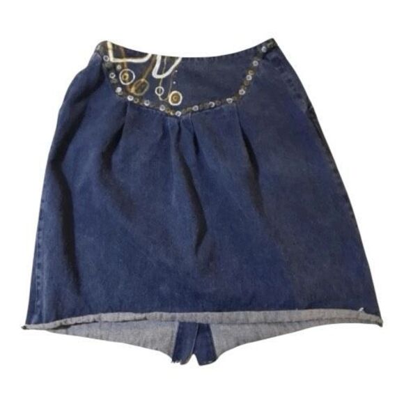 Longhorn by Niver Western Wear Womens Skirt Maxi Bemberg Purple Size Medium - Picture 3 of 9